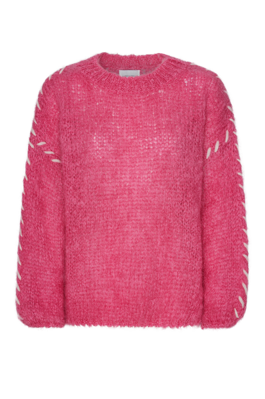 Catia Mohair Stitch Pullover Pink