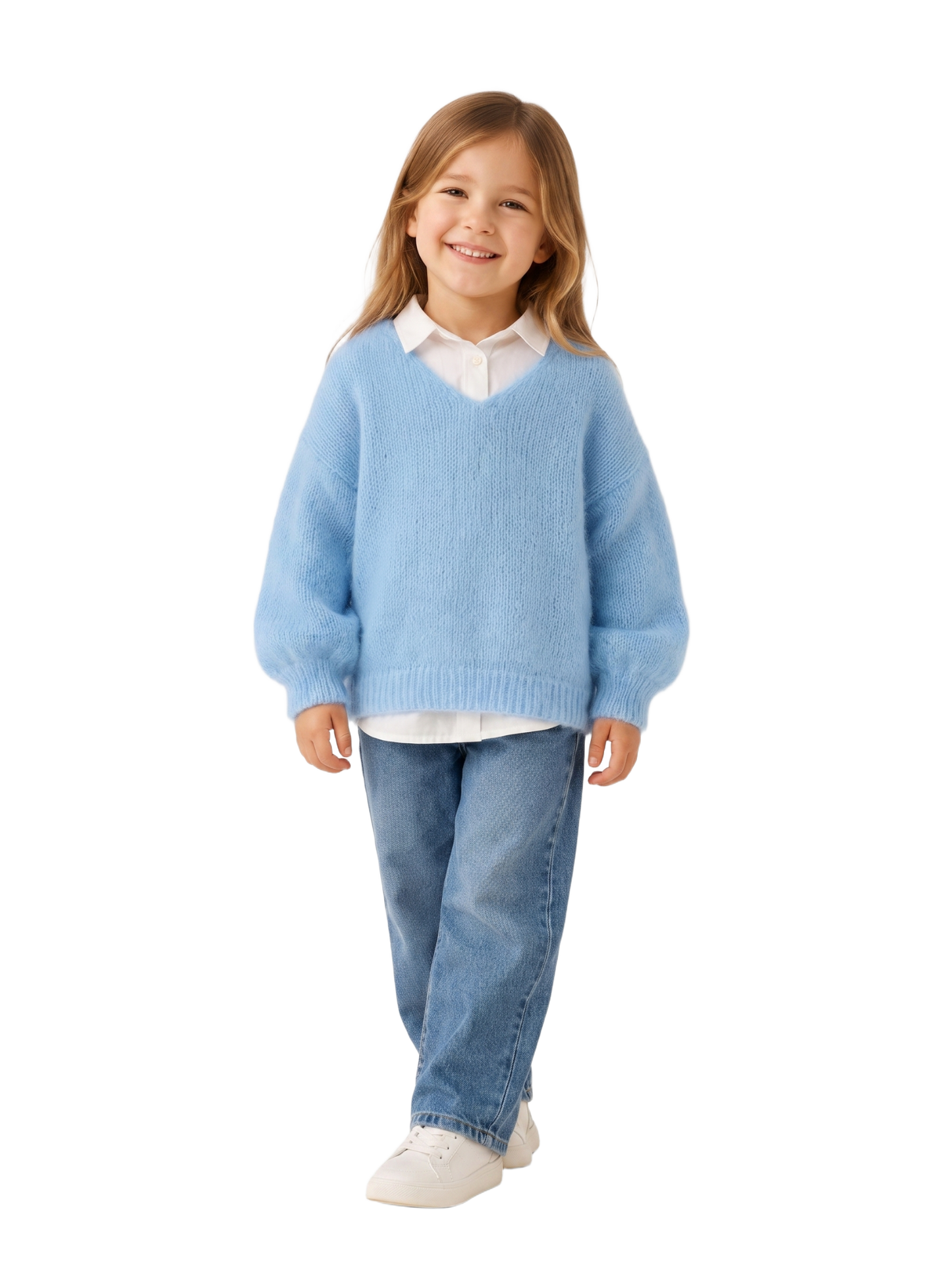 Milana Pullover Kids Light Blue