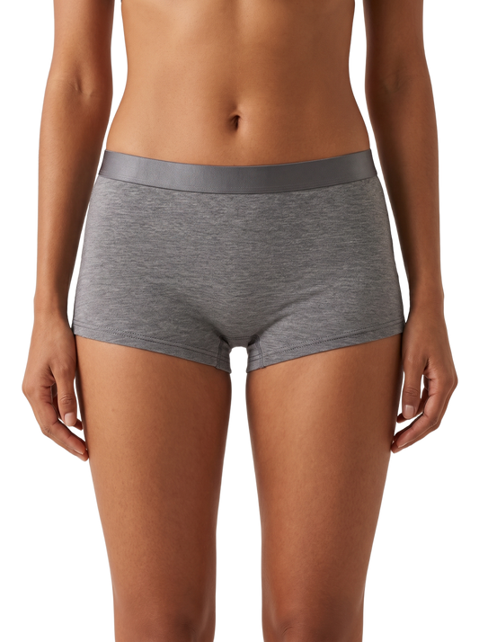 Iconic Boy Shorts Light Grey