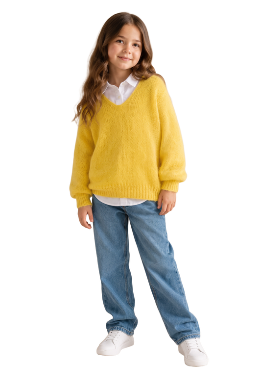 Milana Pullover Kids Yellow