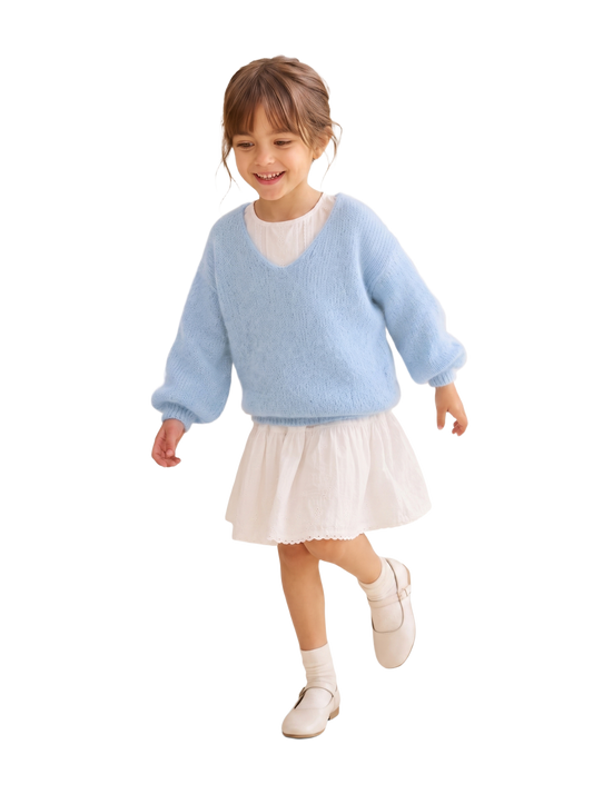 Milana Pullover Kids Light Blue