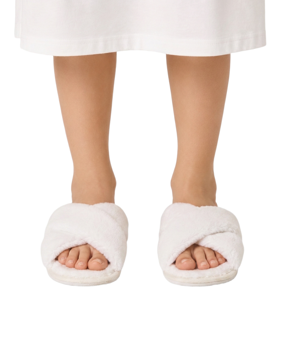 Lou Slippers Cream White Kids