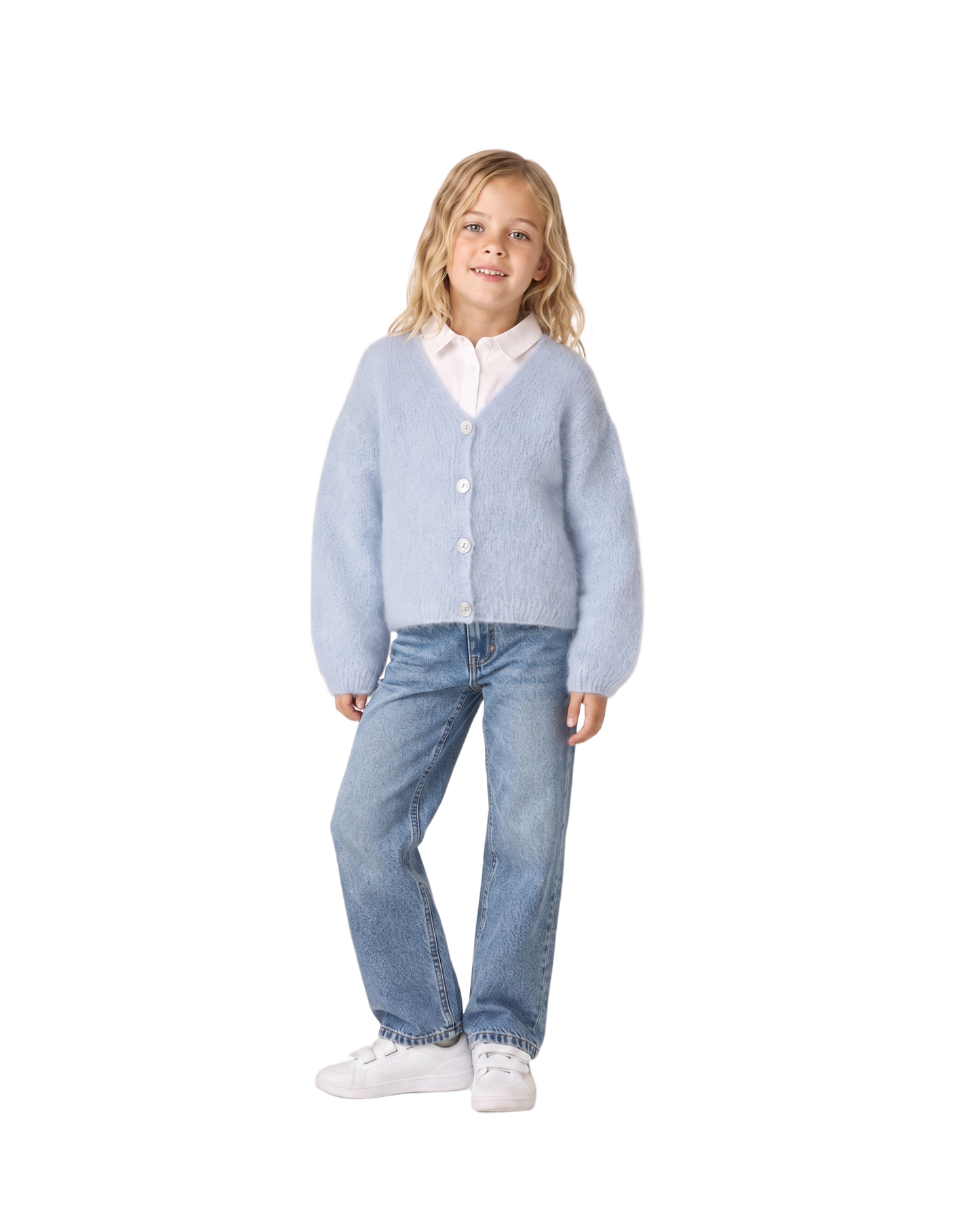 Cornelia Cardigan Kids Light Blue