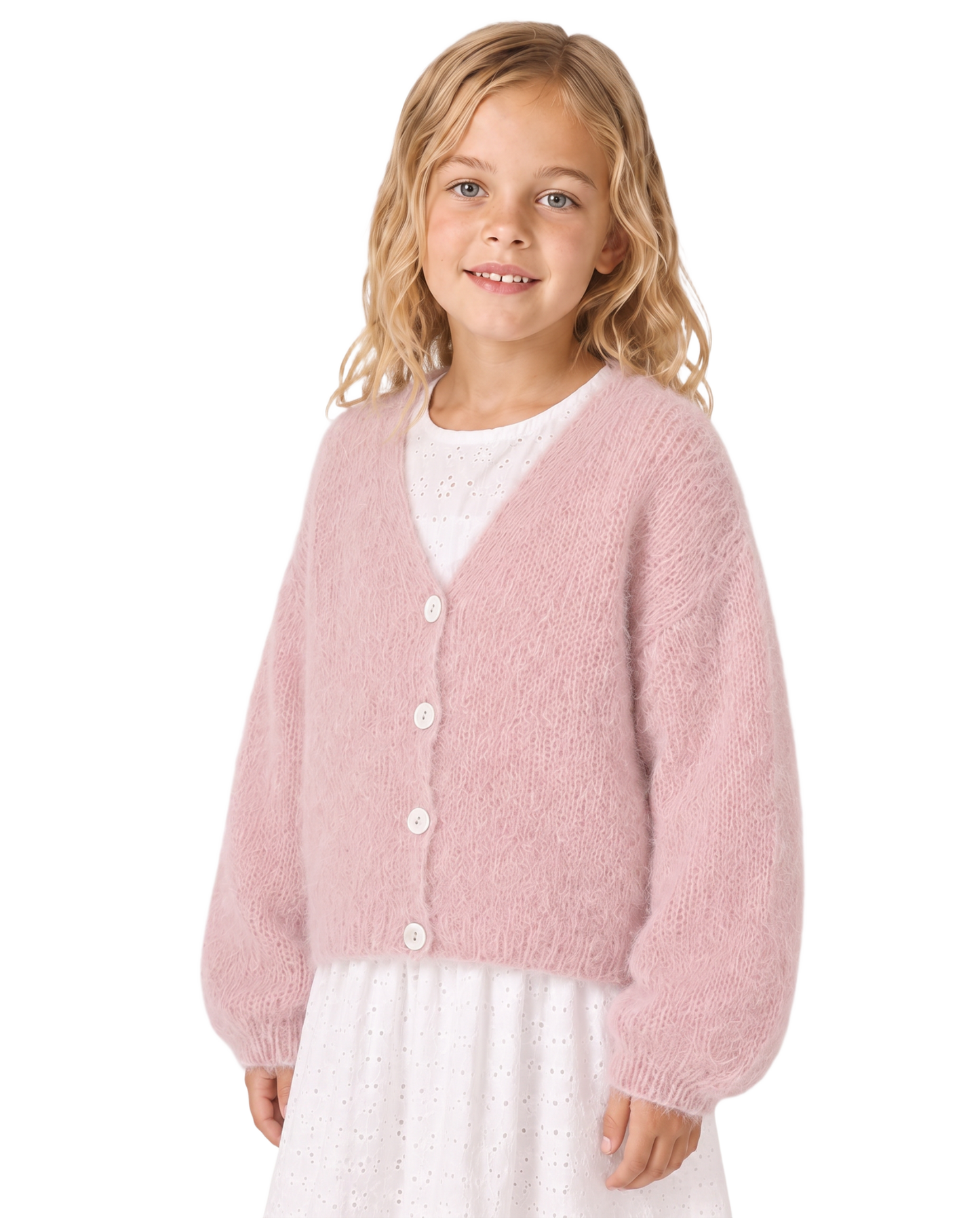 Cornelia Cardigan Kids Light Pink