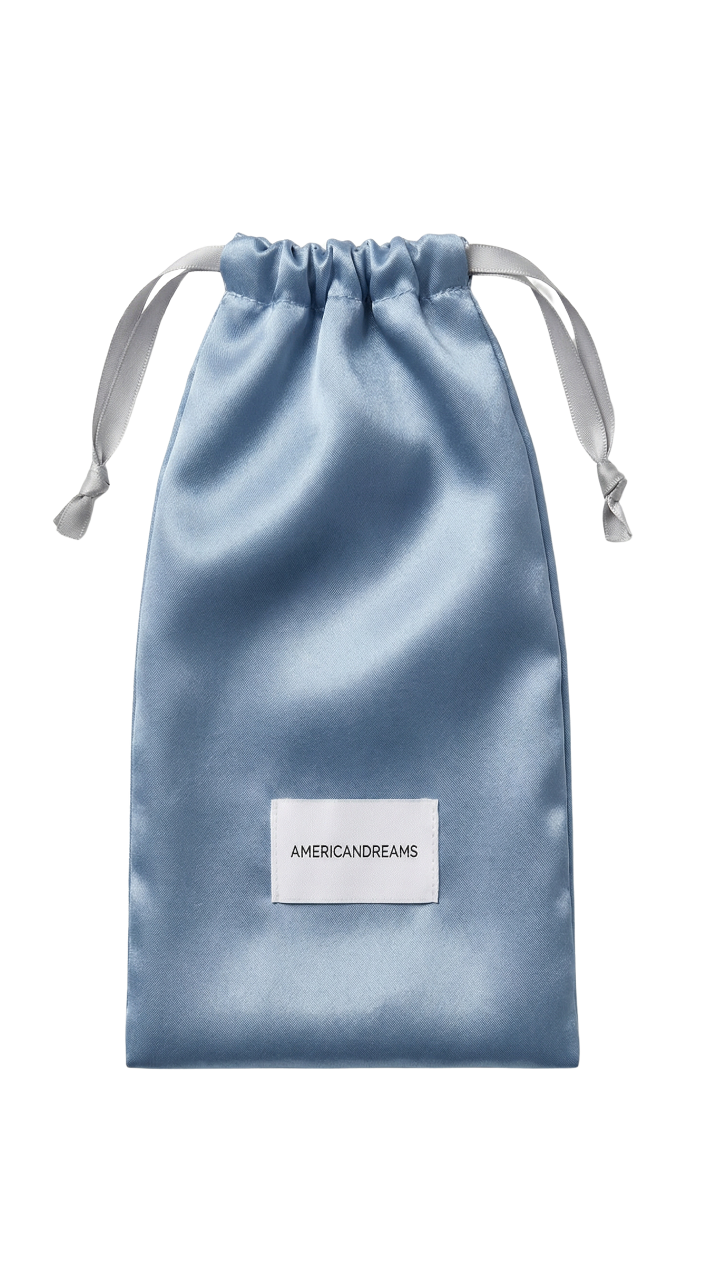 Cheri Silk Sleeping Mask Light Blue