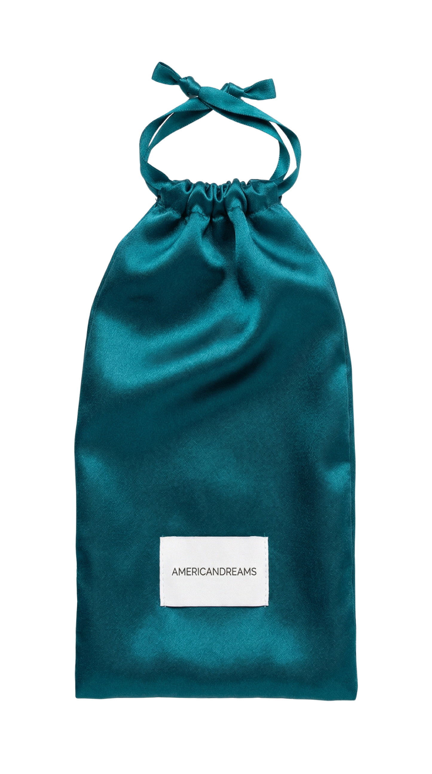 Cheri Silk Sleeping Mask Teal Blue