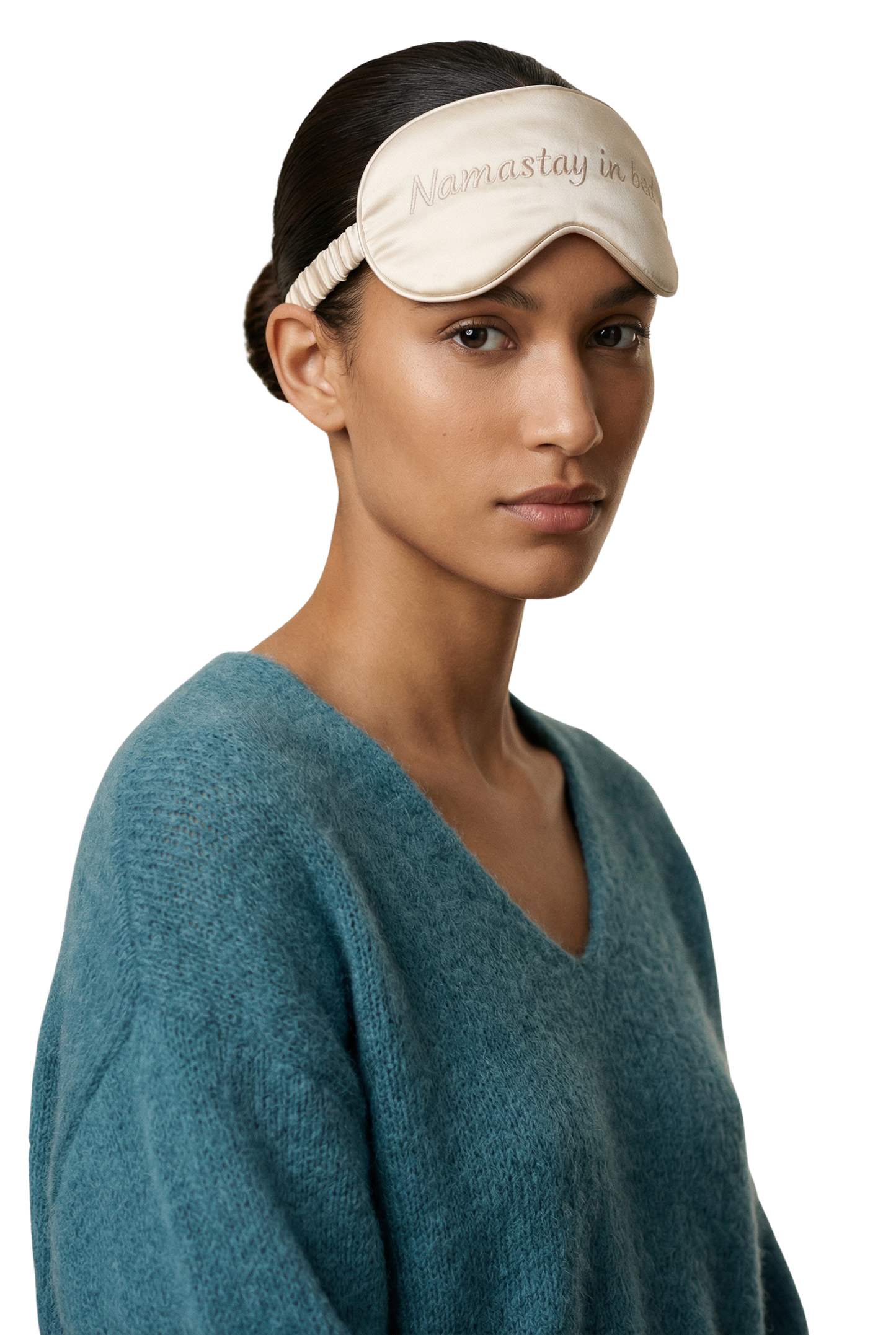 Cheri Silk Sleeping Mask Beige