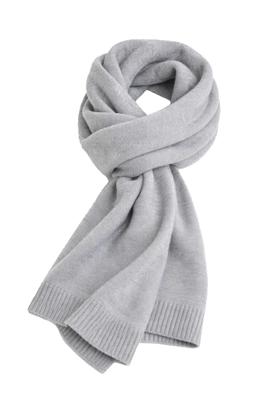 Cleo Cashmere Scarf Light Grey