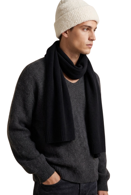 Cleo Cashmere Scarf Black