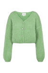 Cornelia Cropped Cardigan Green Tea