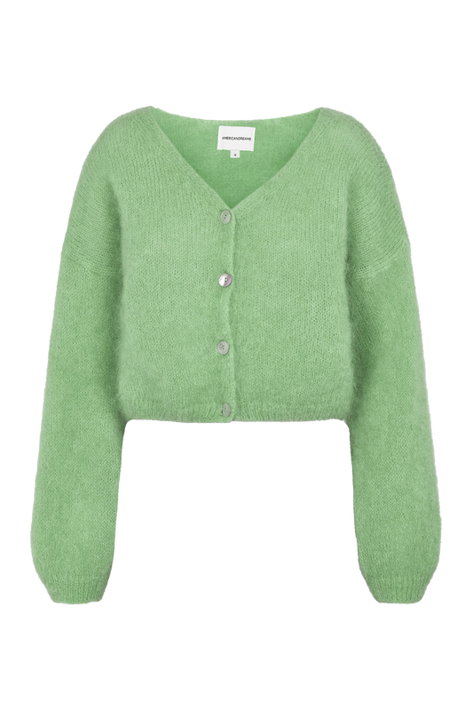 Cornelia Cropped Cardigan Green Tea
