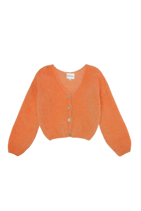 Cornelia Cardigan Kids Burnt Orange