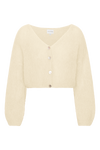 Cornelia Cropped Cardigan Almond