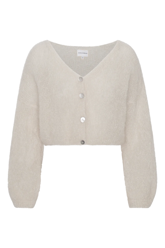 Cornelia Cropped Cardigan Beige