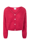 Cornelia Cropped Cardigan Cerise