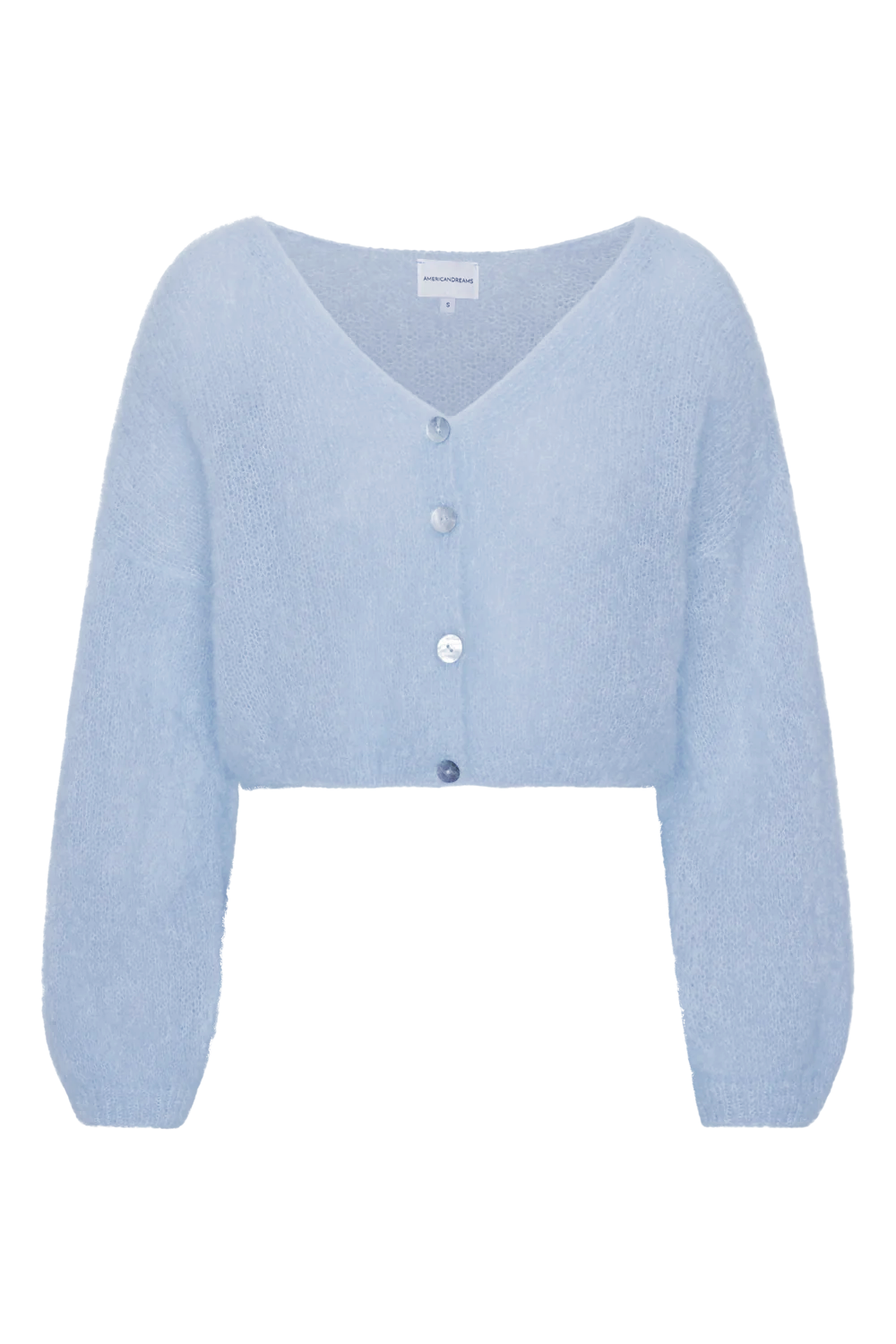 Cornelia Cropped Cardigan Light Blue