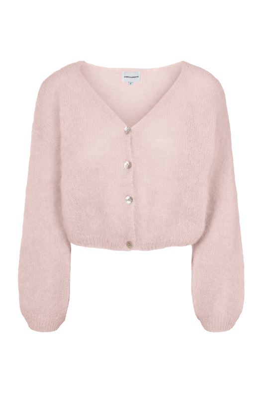 Cornelia Cropped Cardigan Light Pink