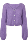 Cornelia Cropped Cardigan Lilac