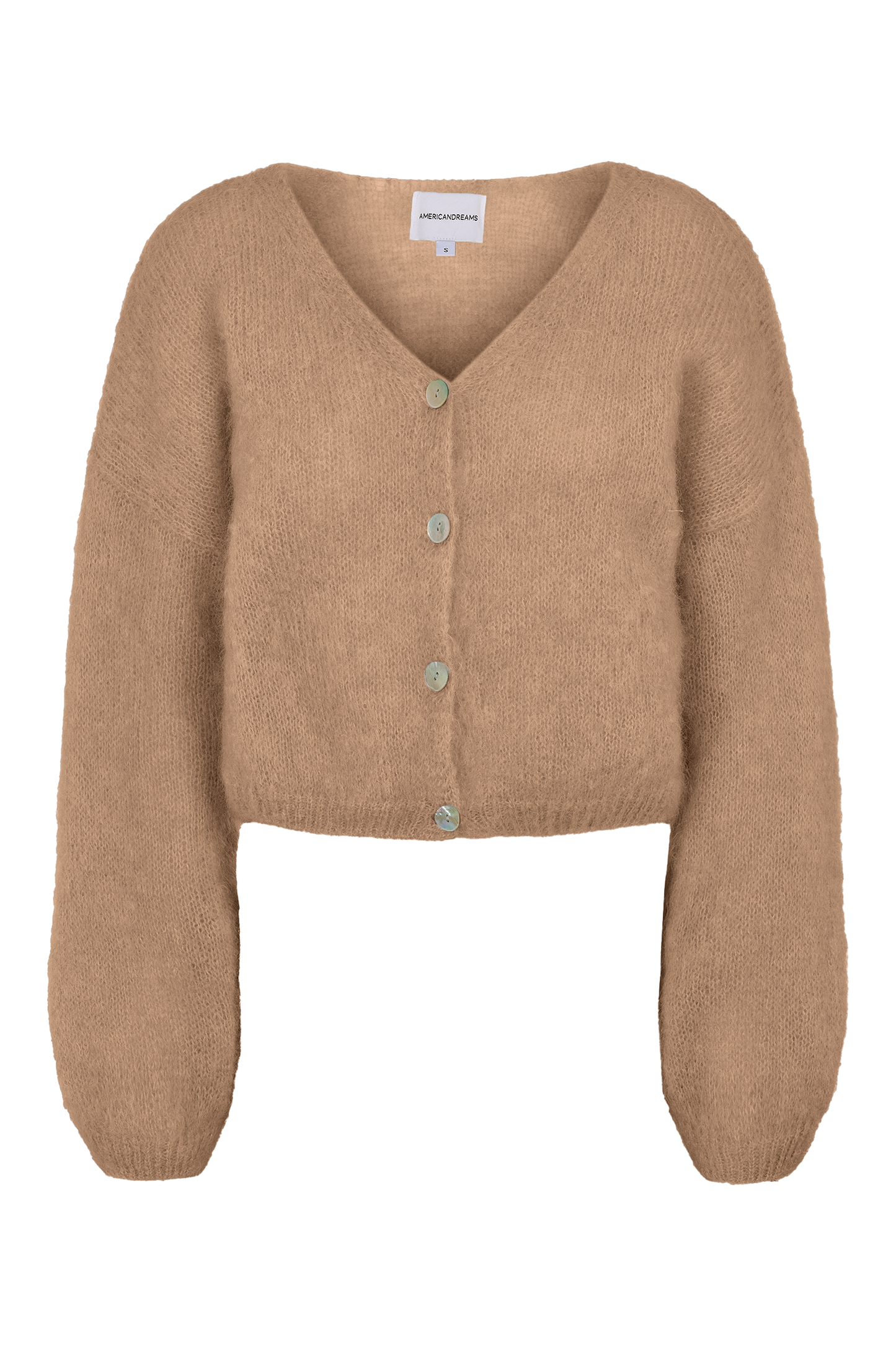 Cornelia Cropped Cardigan Medium Brown