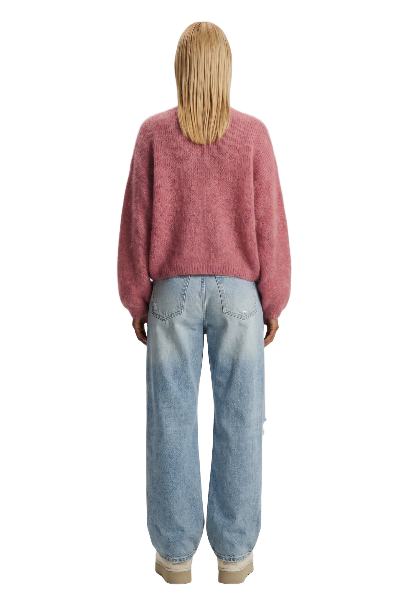 Cornelia Cropped Cardigan Old Rose