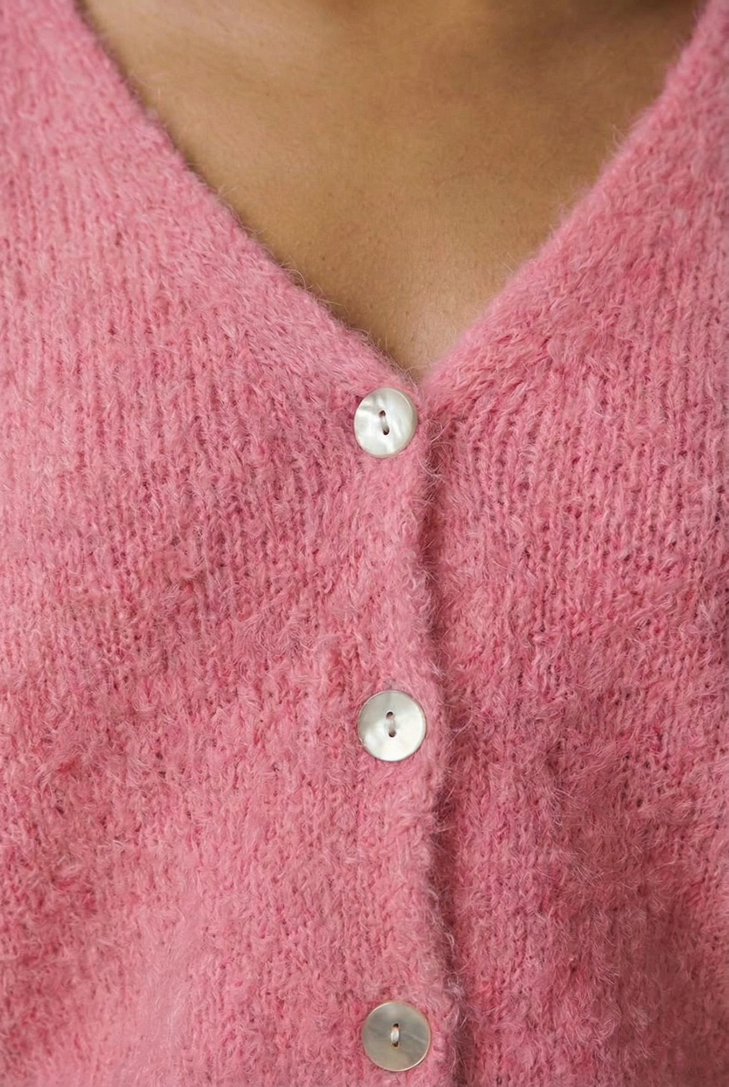 Cornelia Cropped Cardigan Pink