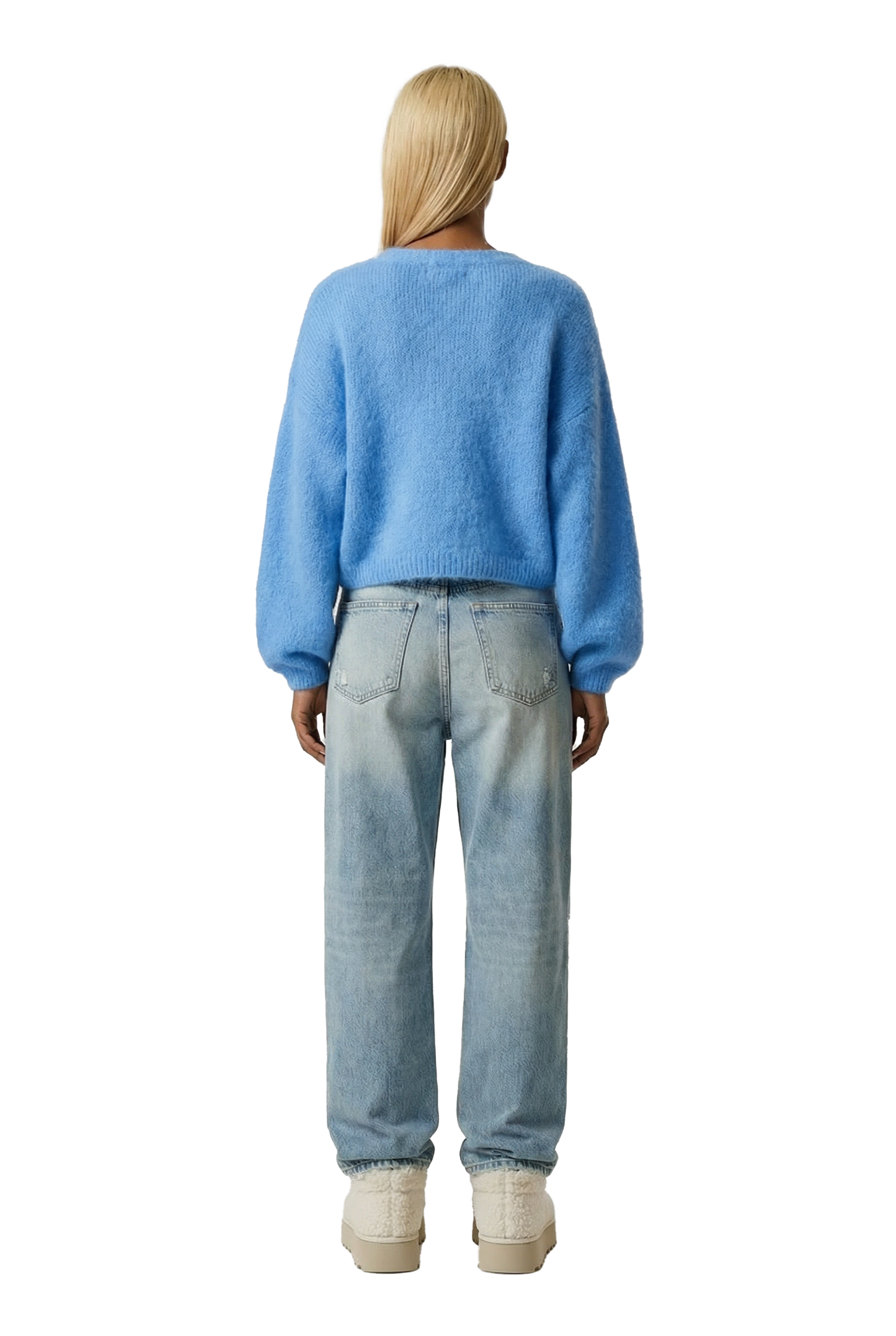 Cornelia Cropped Cardigan Sky Blue