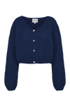 Cornelia Cropped Cardigan Navy Blue