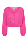 Cornelia Cropped Cardigan Neon Pink
