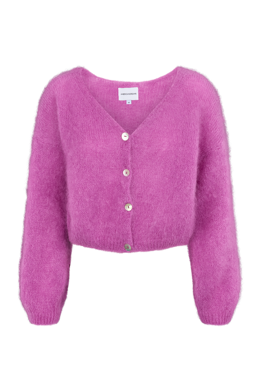 Cornelia Cropped Cardigan Pearly Purple