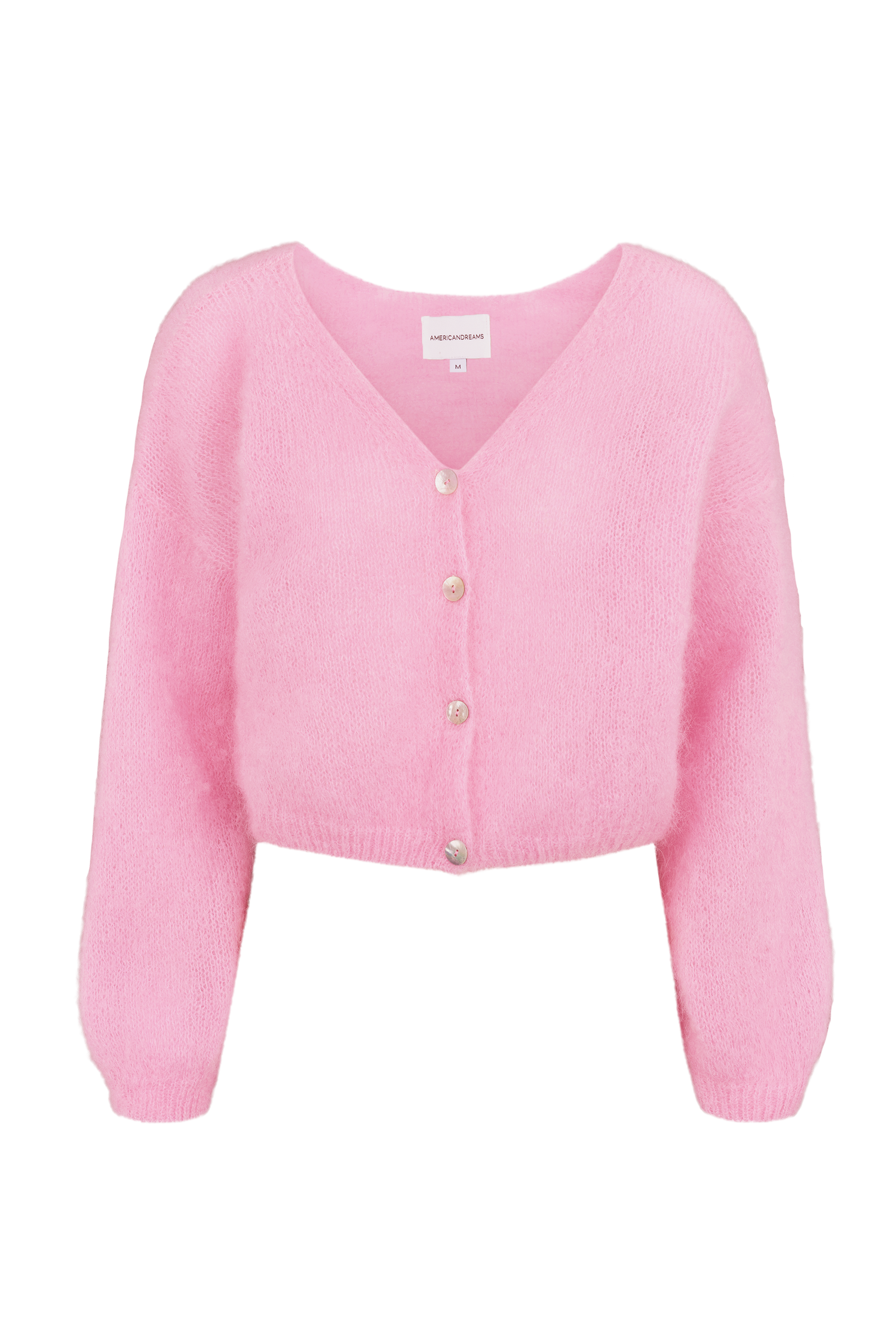 Cornelia Cropped Cardigan Soft Berry | Americandreams