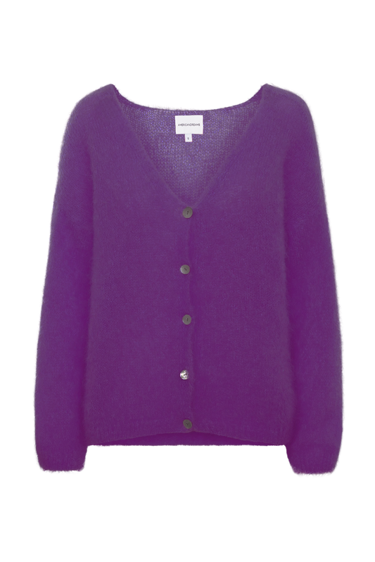 Cornelia LS Cardigan Deep Purple
