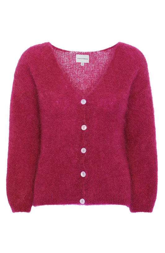 Cornelia LS Cardigan Cerise