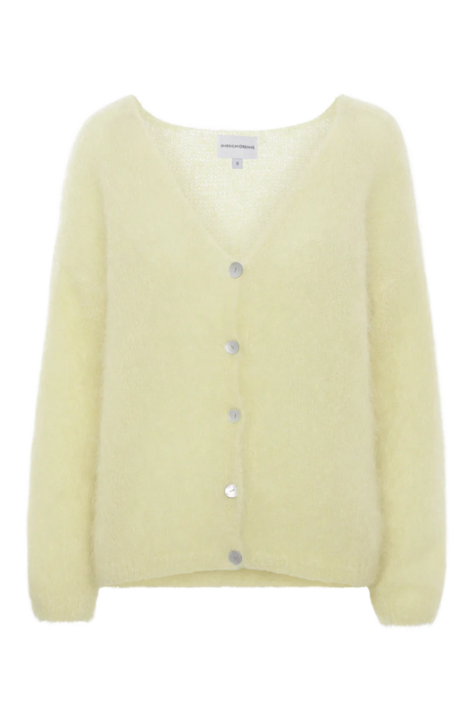 Cornelia LS Cardigan Light Yellow