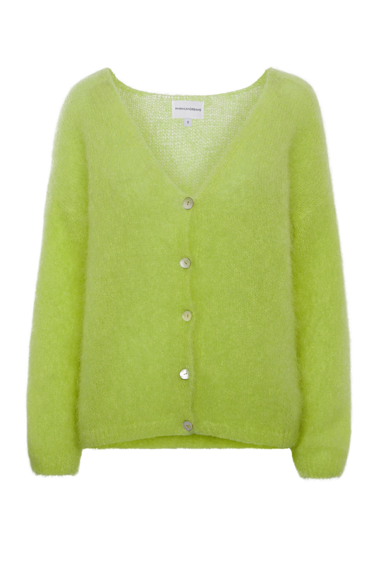 Cornelia LS Cardigan Lime