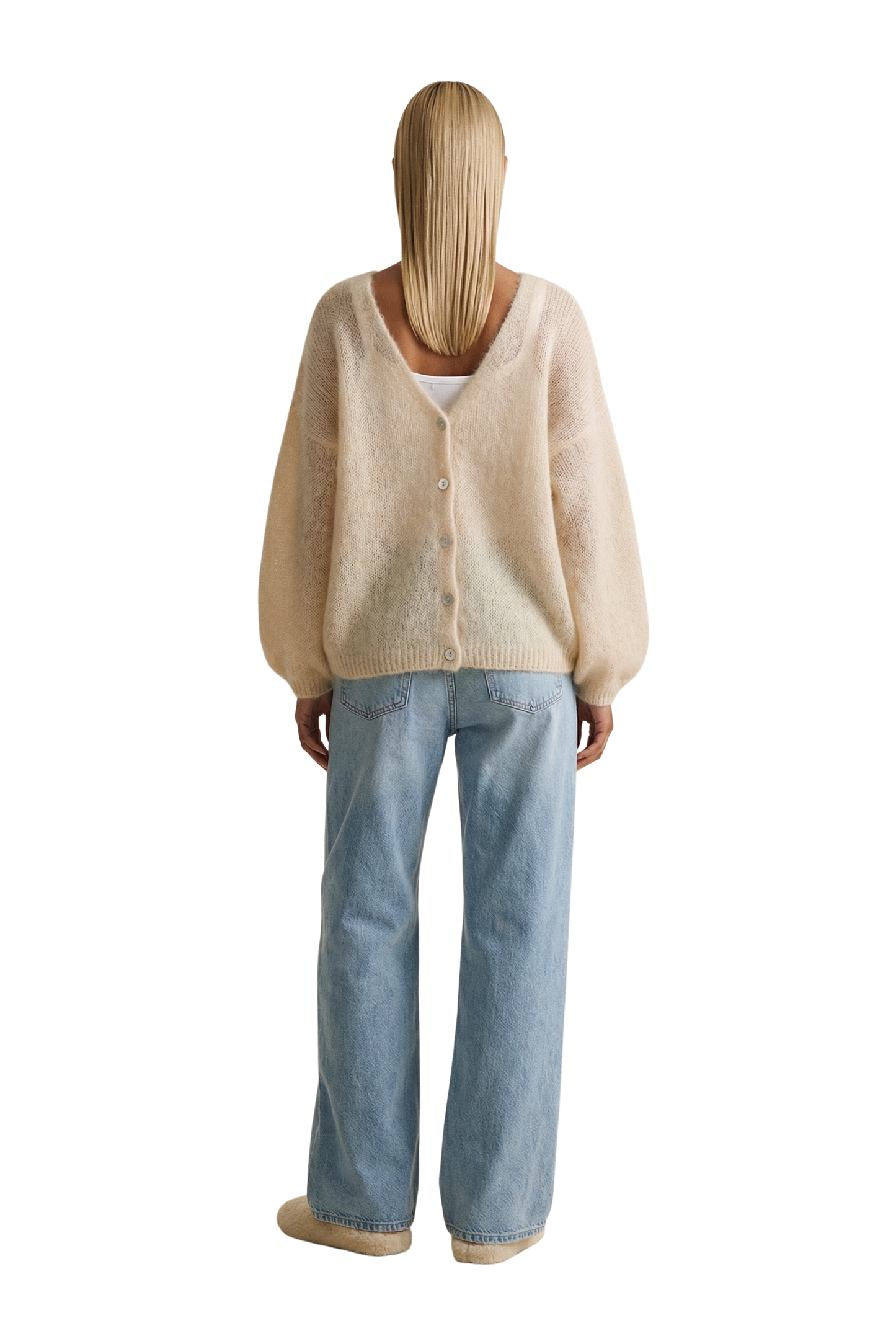 Cornelia LS Cardigan Almond