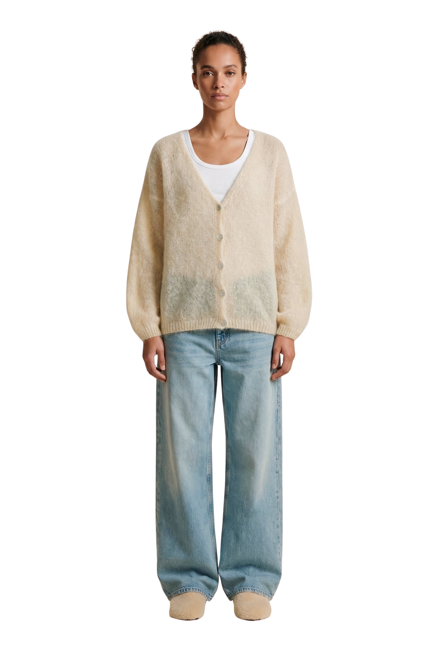 Cornelia LS Cardigan Almond