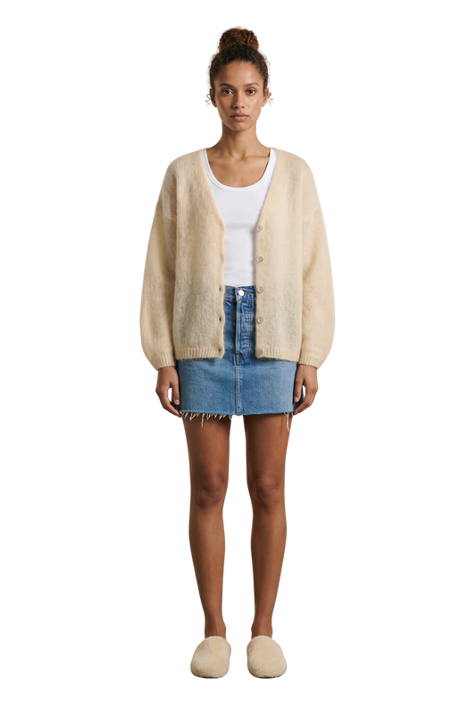 Cornelia LS Cardigan Almond