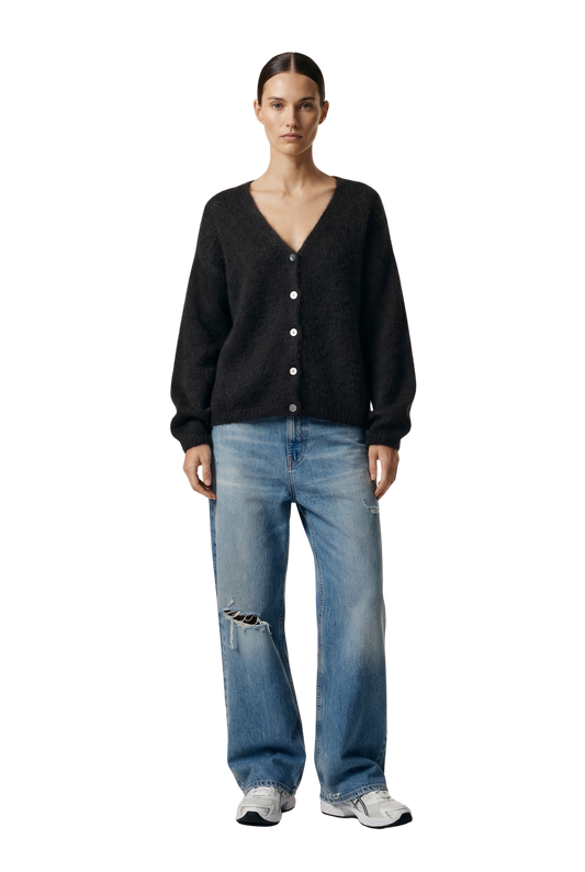 Cornelia LS Cardigan Black