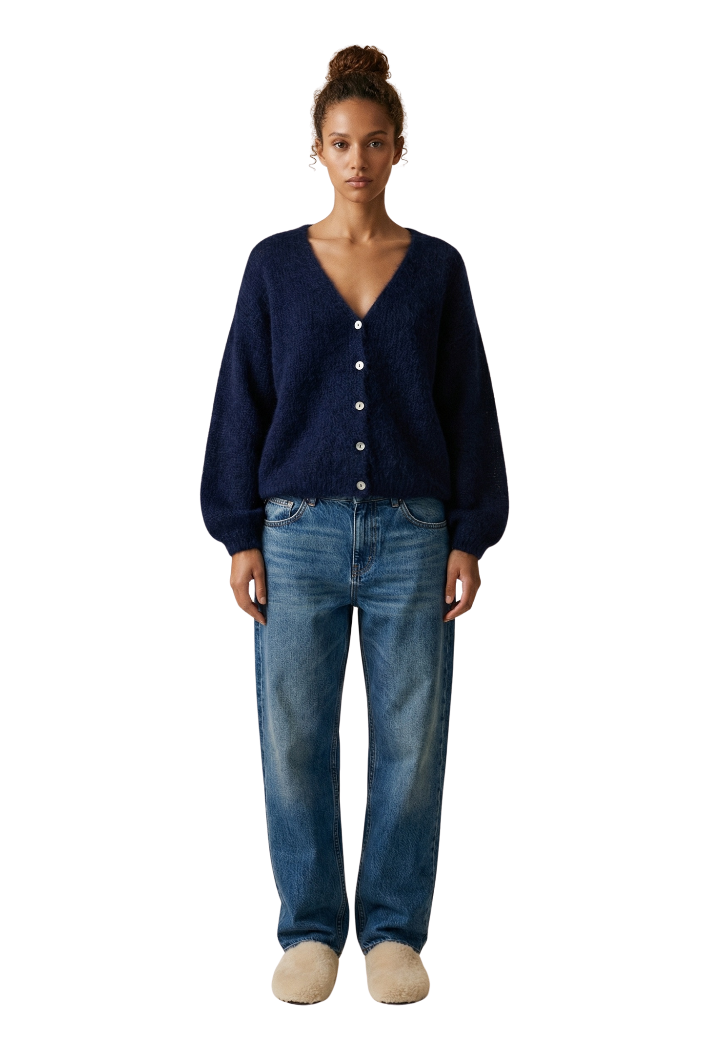 Cornelia LS Cardigan Dark Cobolt