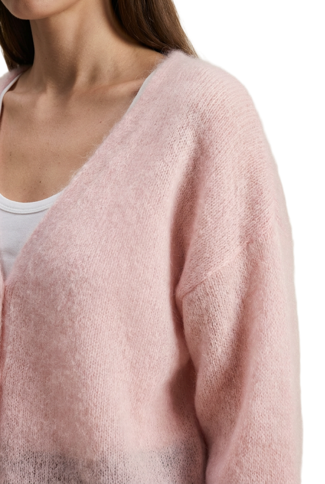 Cornelia LS Cardigan Light Pink