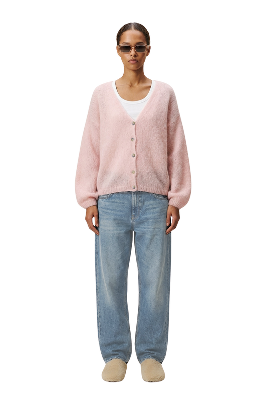 Cornelia LS Cardigan Light Pink