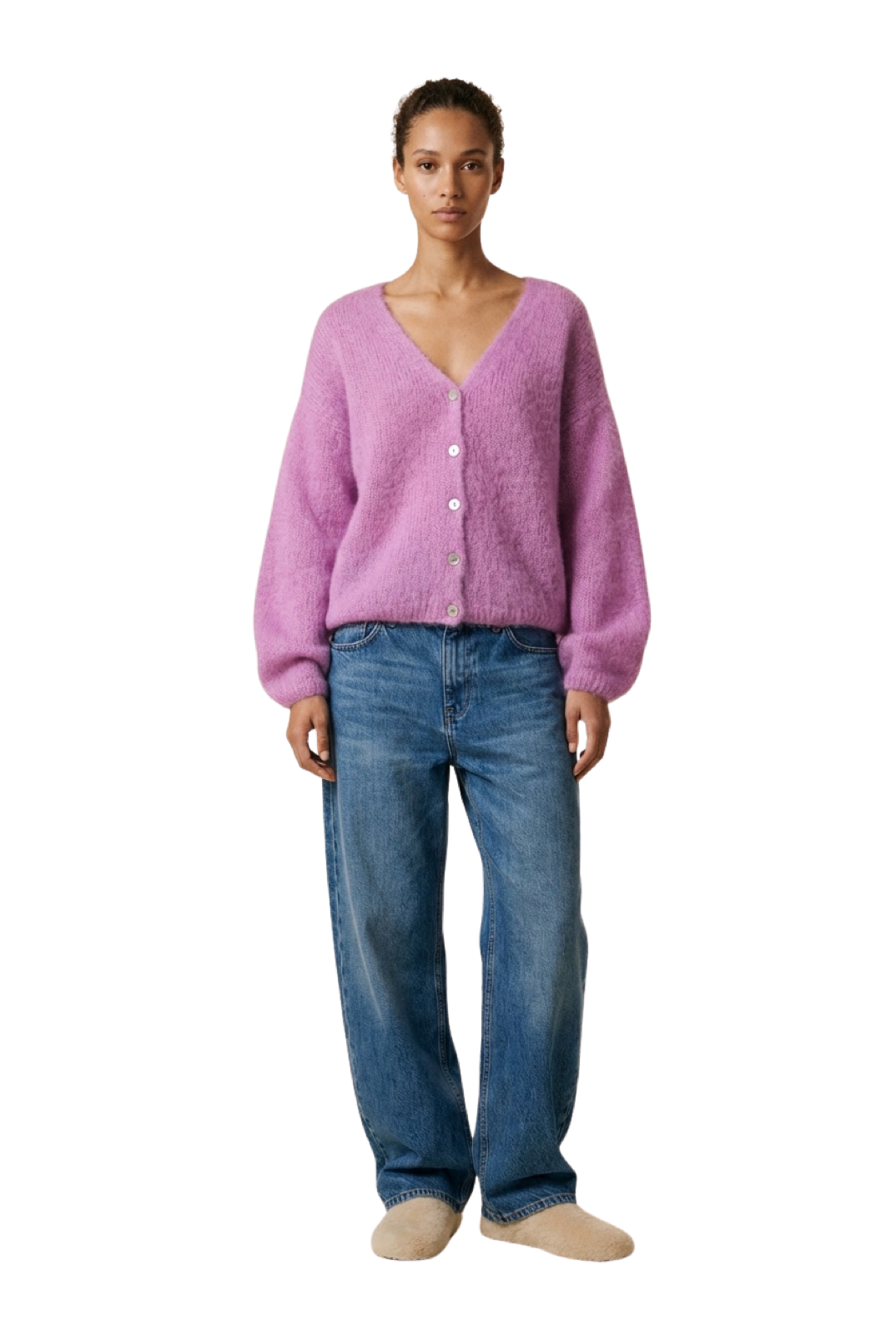 Cornelia LS Cardigan Pearly Purple