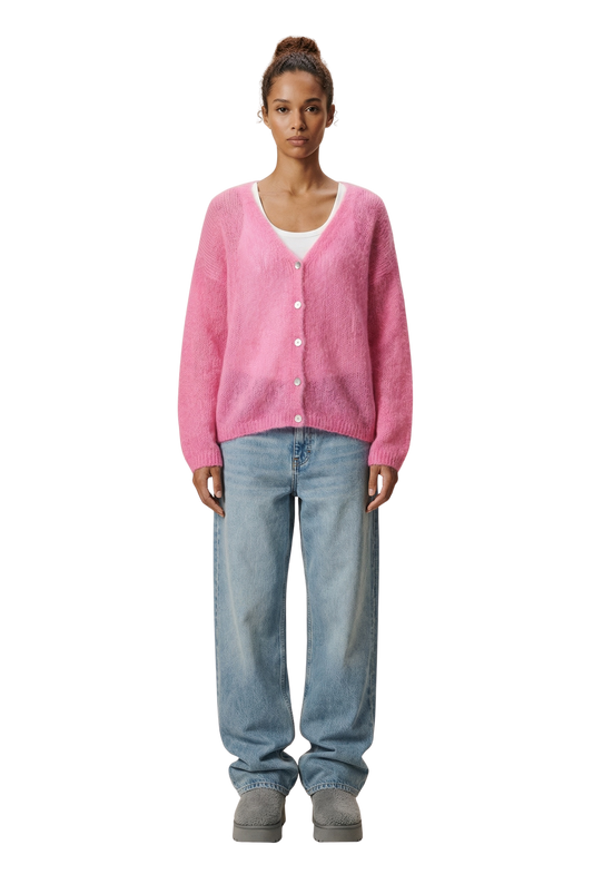 Cornelia LS Cardigan Pink