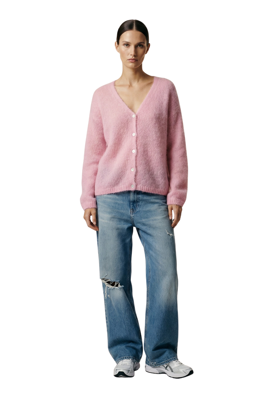 Cornelia LS Cardigan Soft Berry