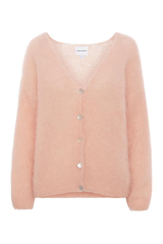 Cornelia LS Cardigan Peach