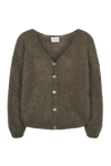 Cornelia LS Cardigan Dark Taupe