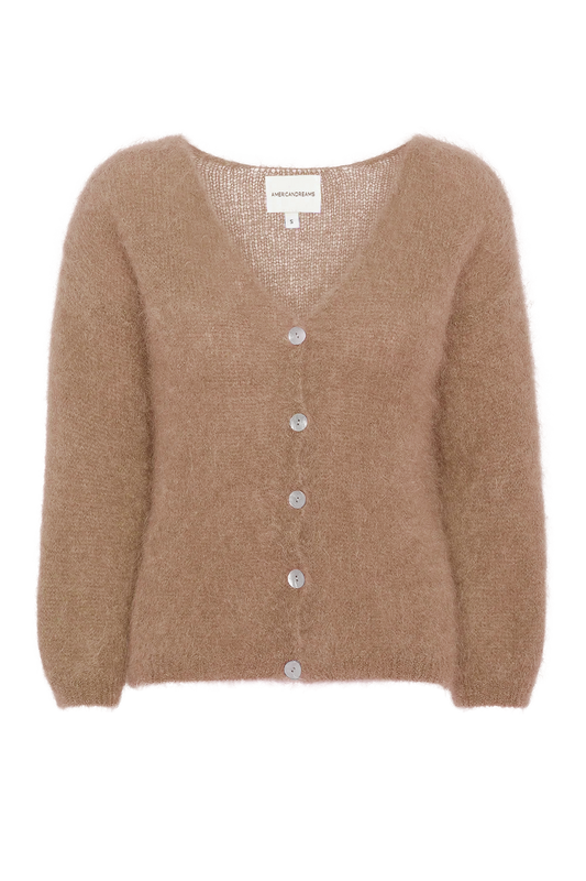 Cornelia LS Cardigan Medium Brown