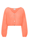 Cornelia Cropped Cardigan Burnt Orange