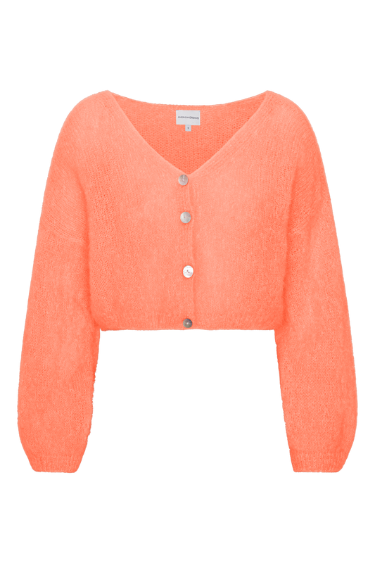 Cornelia Cropped Cardigan Burnt Orange