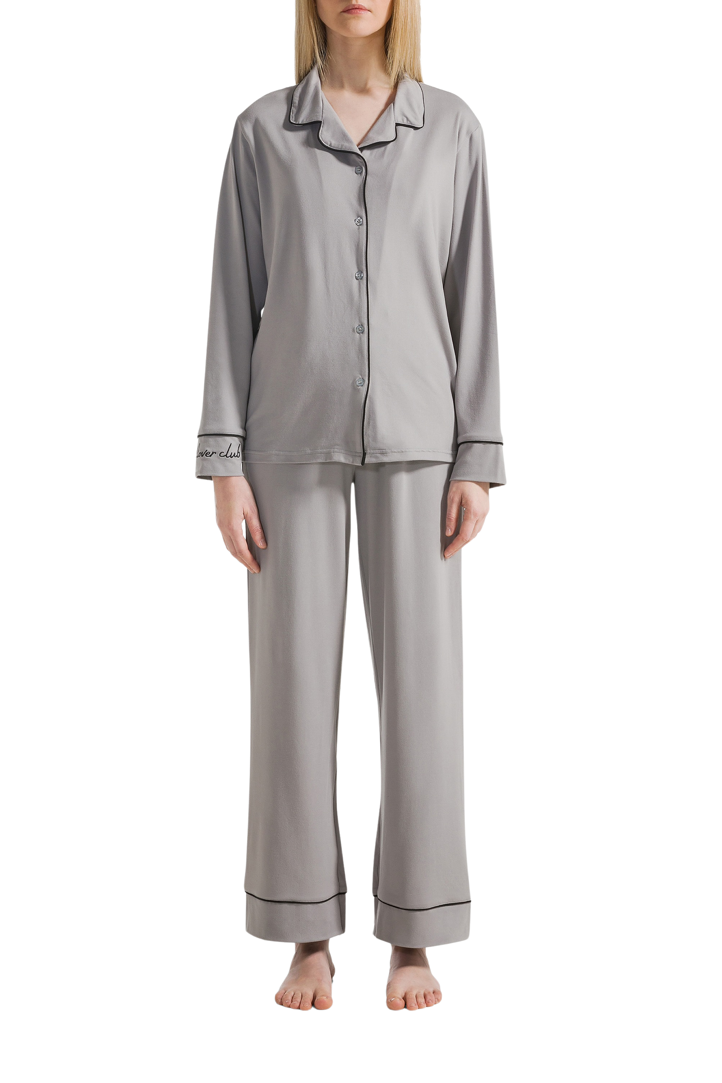 Dina Signature Pyjamas Dark Grey